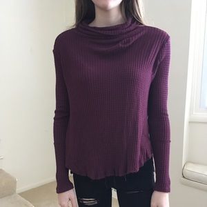 pacsun cowl neck sweater